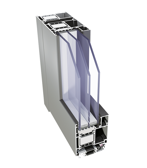 Aluminiowy system drzwiowy Superial 800